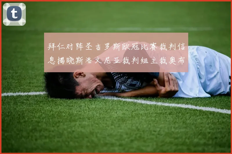 拜仁对阵圣吉罗斯欧冠比赛裁判信息揭晓斯洛文尼亚裁判组主裁奥布雷诺维奇执法